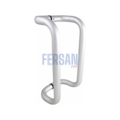 Alüminyum Çift Taraflı Kıvrık Kapı Kolu (20-30-40 Cm)