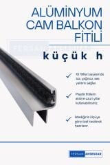 8 MM KÜÇÜK H ALÜMİNYUM CAM BALKON FİTİLİ
