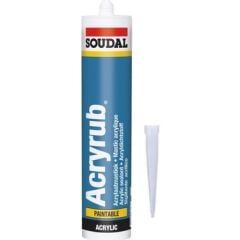 SOUDAL ACRYRUB SİLİKONİZE MASTİK
