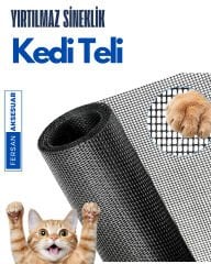 YIRTILMAZ SİNEKLİK KEDİ TELİ 100 CM
