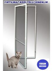 KEDİ TELLİ MENTEŞELİ KAPI SİNEKLİK