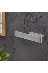 Banyo Askısı – Kaliteli Paslanmaz Çelik Havluluk & Kağıt Peçetelik | Yapışkanlı ve Delme Gerektirmez