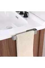 Banyo Askısı – Kaliteli Paslanmaz Çelik Havluluk & Kağıt Peçetelik | Yapışkanlı ve Delme Gerektirmez